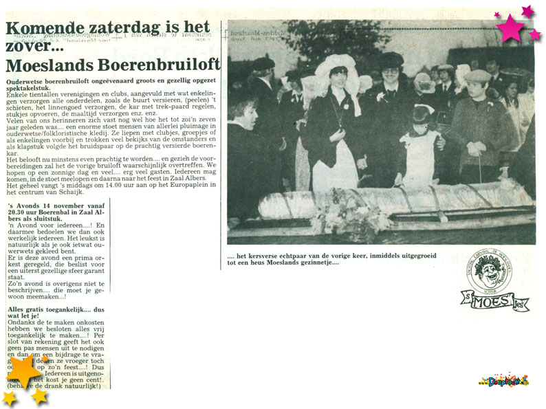 Boerenbruiloft - 1987 Schaijk
