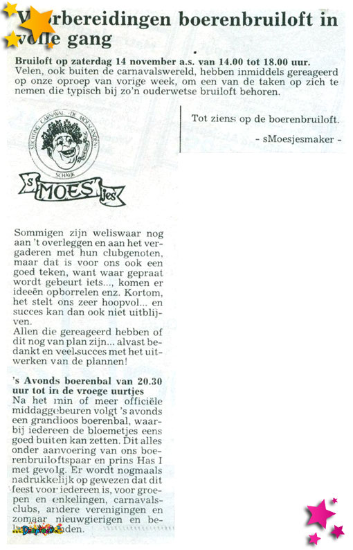 Boerenbruiloft - 1987 Schaijk