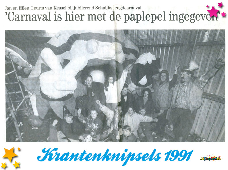 Krantenknipsels Moesland 1991