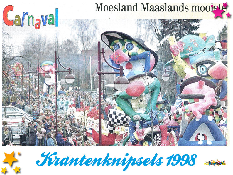 Krantenknipsels Moesland 1998