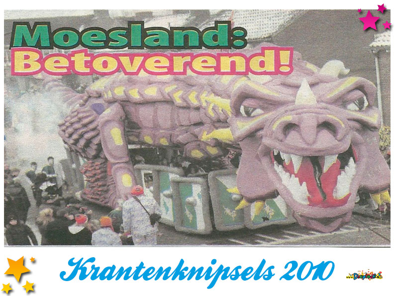 Krantenknipsels Moesland 2010