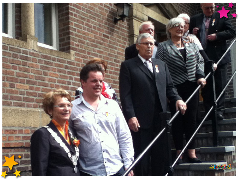 Egbert Manders lid in de Orde van Oranje - 2012 Schaijk