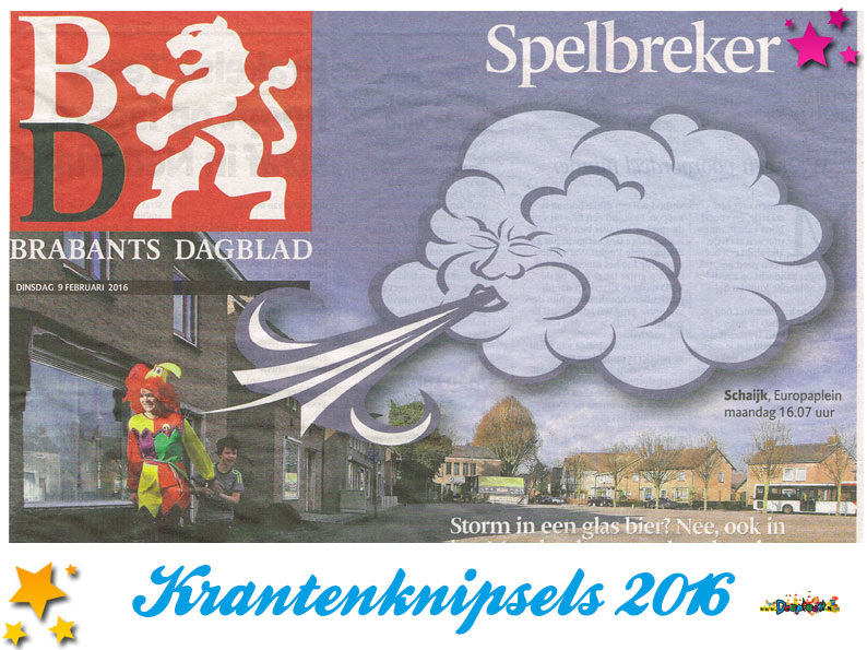 Krantenknipsels Moesland 2016