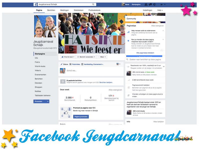 Facebook Jeugdcarnaval Schaijk