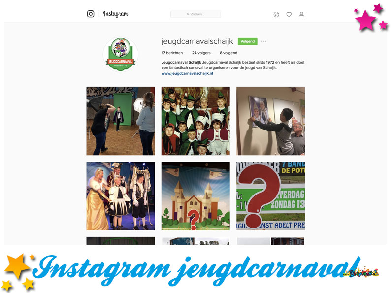 Instagram Jeugdcarnaval