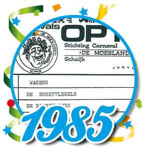 Uitslagen optocht 1985 Schaijk