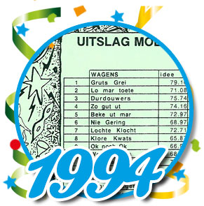 Uitslagen optocht 1994 Schaijk