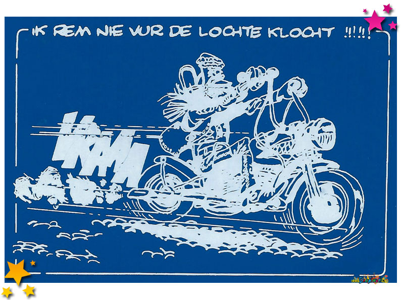 Gedurig Wispelturig heeft stickers gemaakt tegen Lochte Klocht