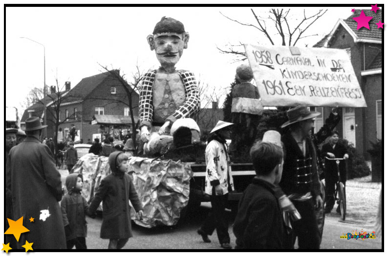 Carnavalsoptocht Schaijk - 1961 - 1962