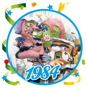 Carnavalsoptocht Schaijk - 1984