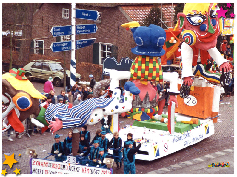 Carnavalsoptocht Schaijk - 1986