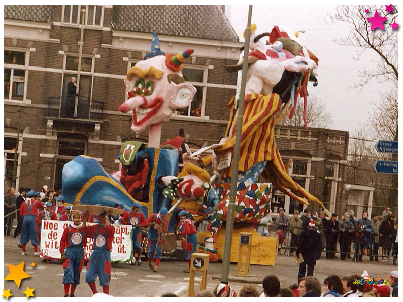 Carnavalsoptocht Schaijk - 1986