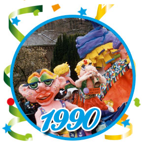 Carnavalsoptocht Schaijk - 1990