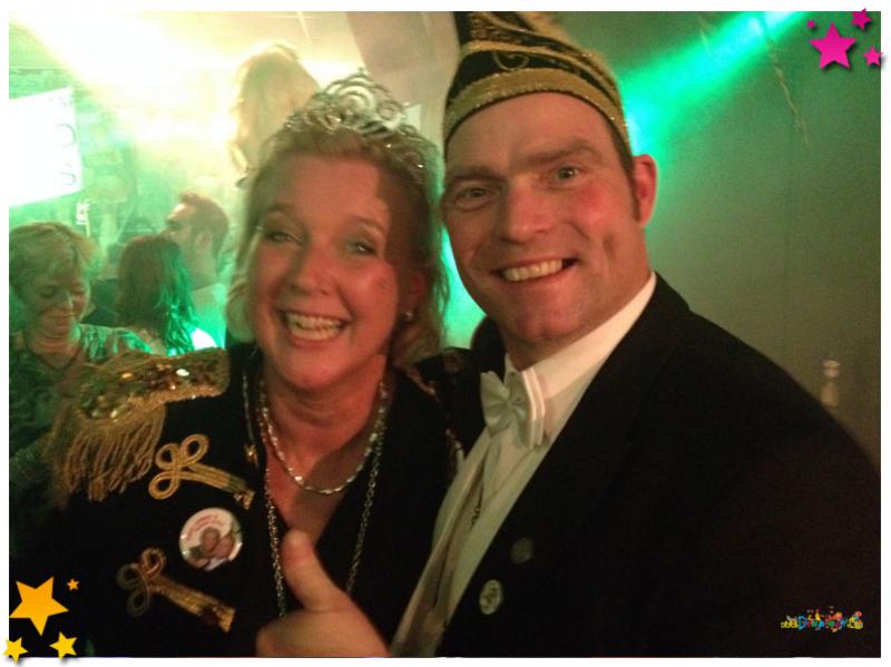 Prins Johnny Spierings en prinses Ingrid Schotman