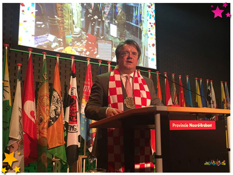 Carnavalsprinsen in Provinciehuis