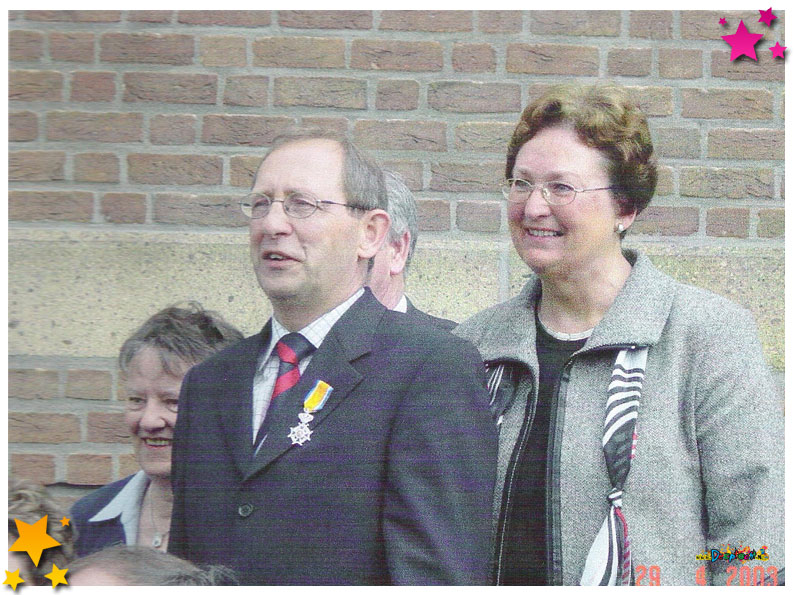 2003 Jan Danen Koninklijke onderscheiden