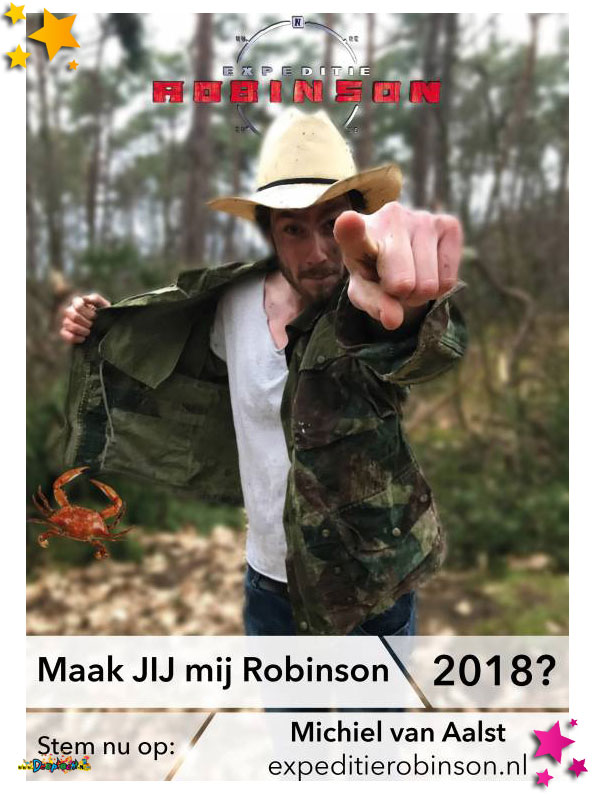 Schaijkenaar Michiel van Aalst wil meedoen aan Expeditie Robinson