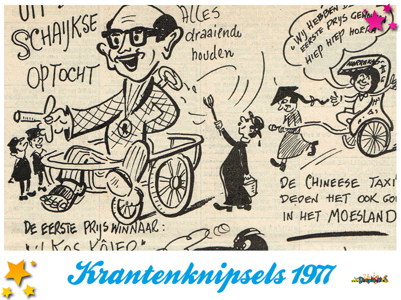 Krantenknipsels Moesland 1977