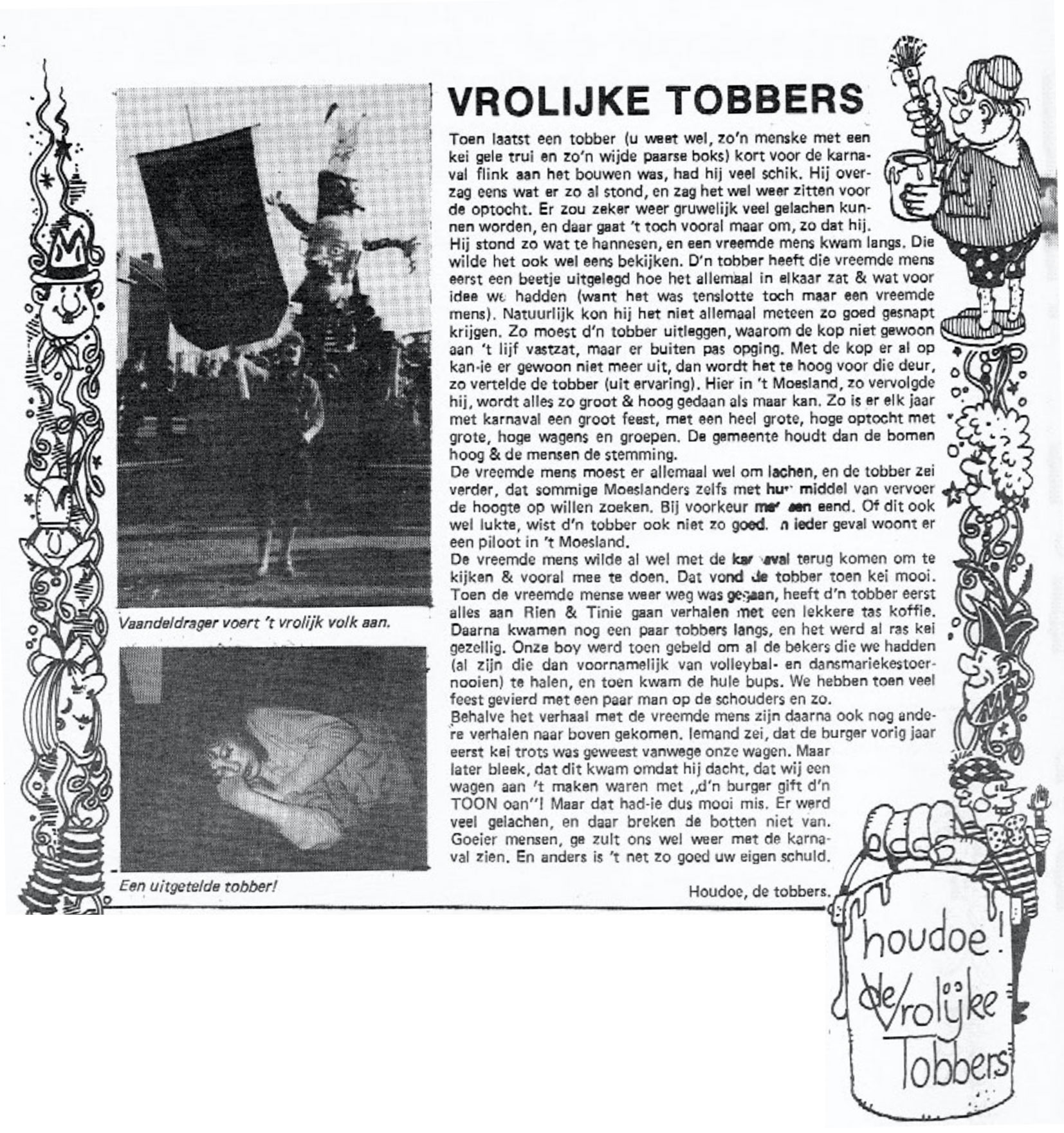 1983 carnavalskrant vrolukke tobbers 1