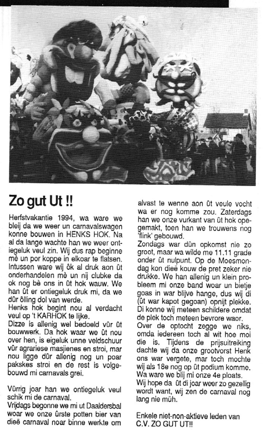 carnavalskrant zogutut 1995 1