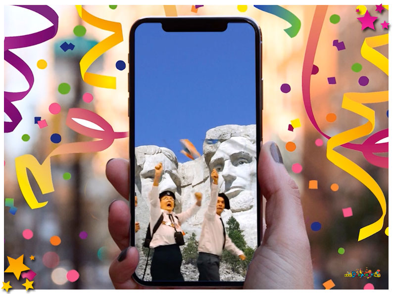 DZWN in USA bij Mount Rushmore - 2019