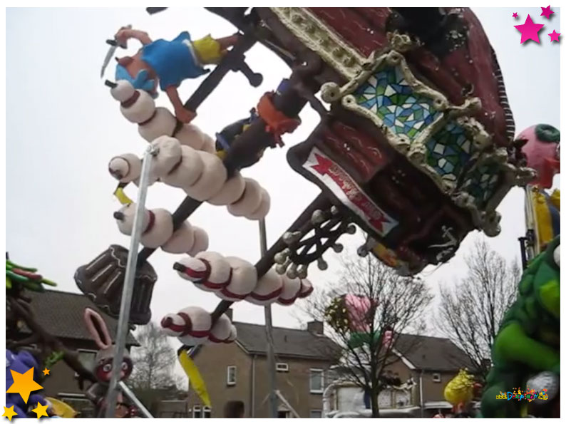 Schip Vur Mekoar gaat over de kop Schaijk 2009