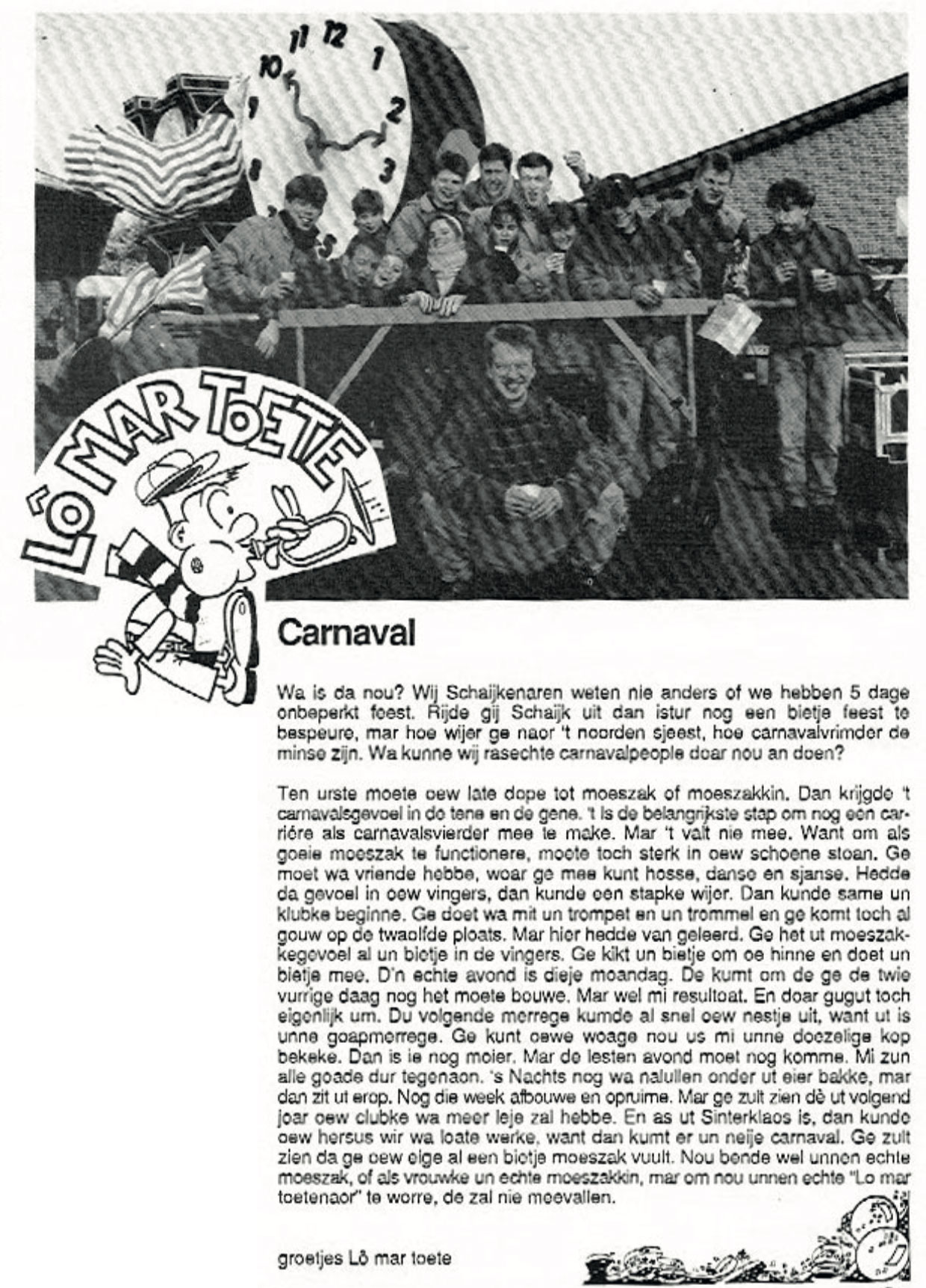 carnavalskrant lomartoete 1994 1