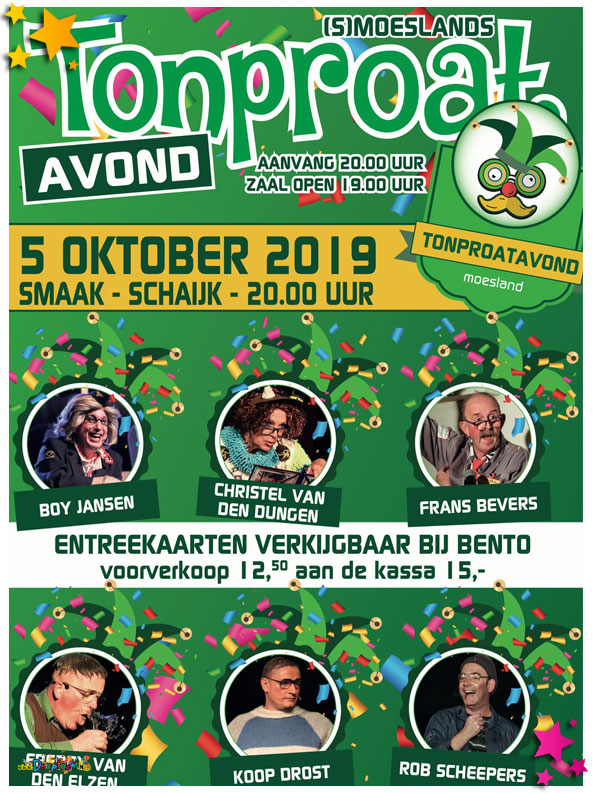 (s)Moeslands Tonproatavond 2019