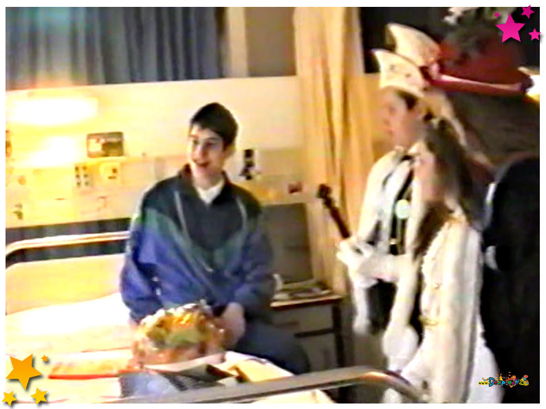Ziekenbezoek Jeugdcarnaval in Groningen - 1990