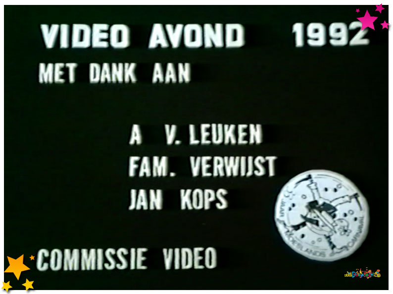 Videoavond Schaijk 1992