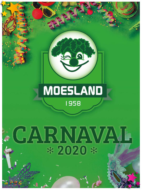 Nieuwe poster Moesland voor bewoners aan de route van de optocht