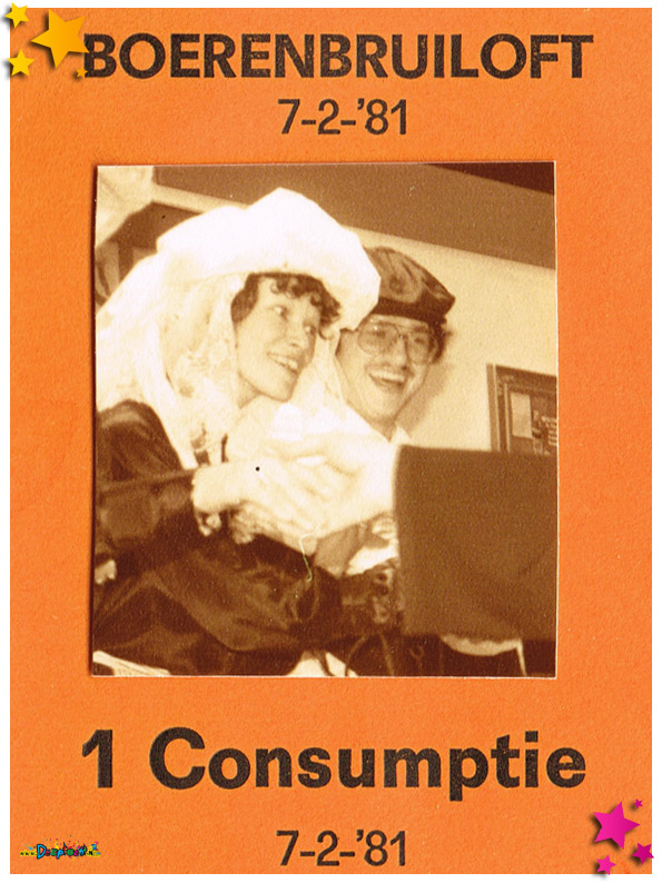 1981 boerenbruiloft consumptie