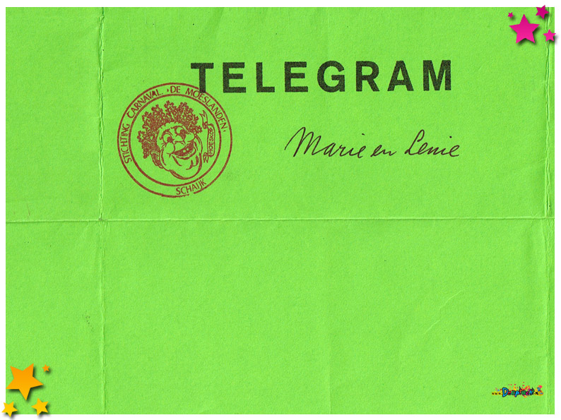 1982 telegram carnaval 1