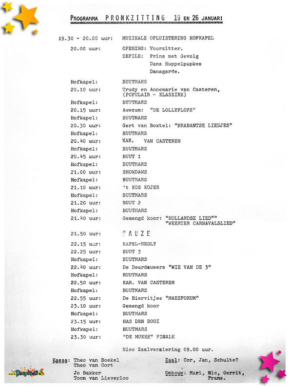 Moesland Pronkzitting 1979