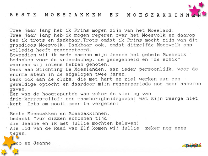 1992 afscheidsbrief prins nico II