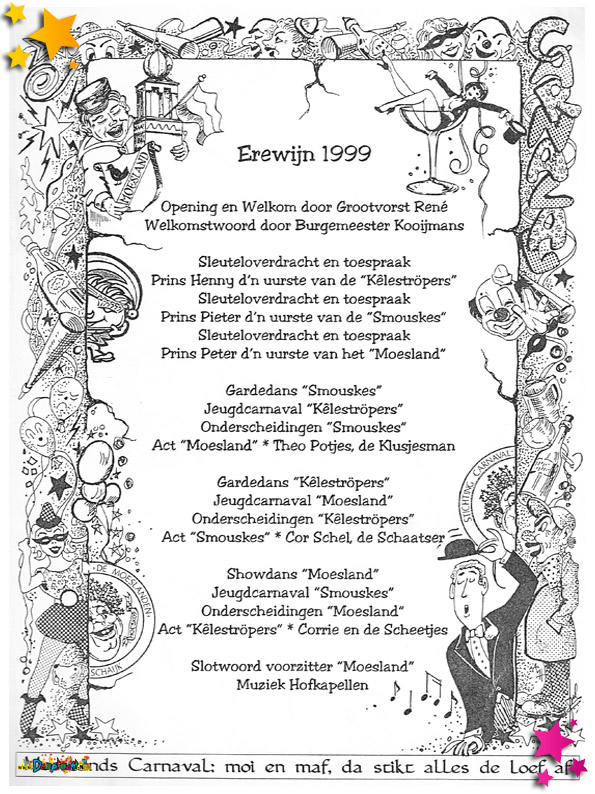 1999 programma erewijn