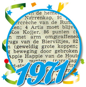 Uitslagen optocht 1971Schaijk