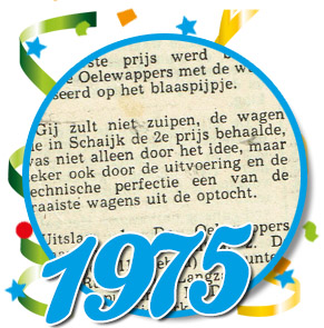 Uitslagen optocht 1975 Schaijk