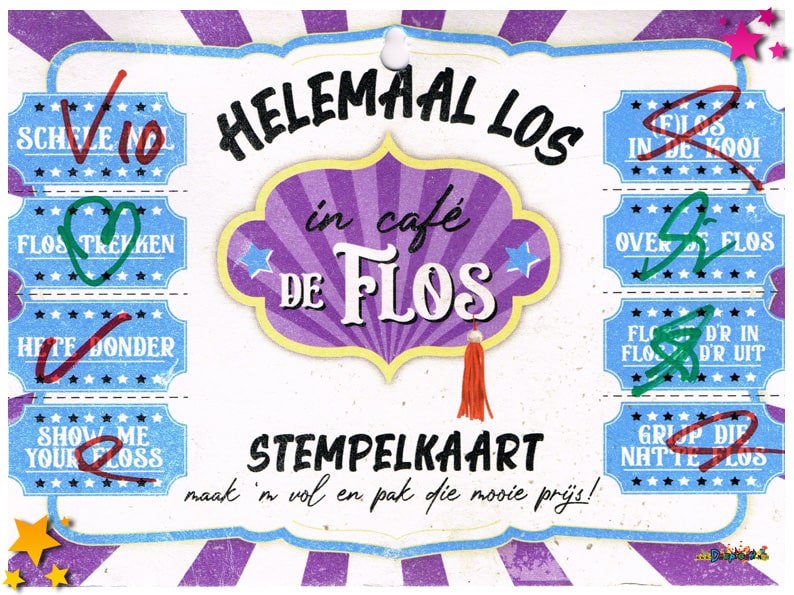 Stempelkaart Café De Flos