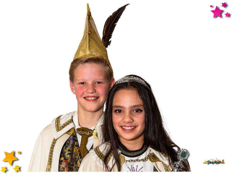 Jeugdprins Thomas en Jeugdprinses Nour nieuwe heersers jeugdcarnaval Schaijk