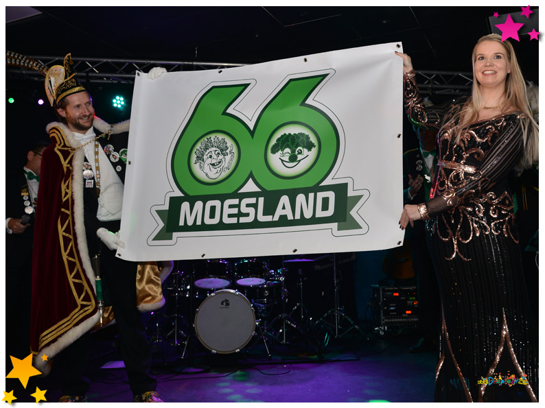 Aftrap 66 jaar Moesland met Ajudant Chantal Roelofs