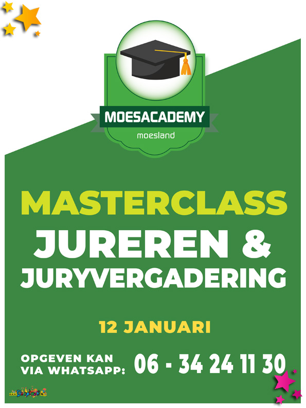 Jureren en Juryvergadering: Masterclass Moesacademy 2024