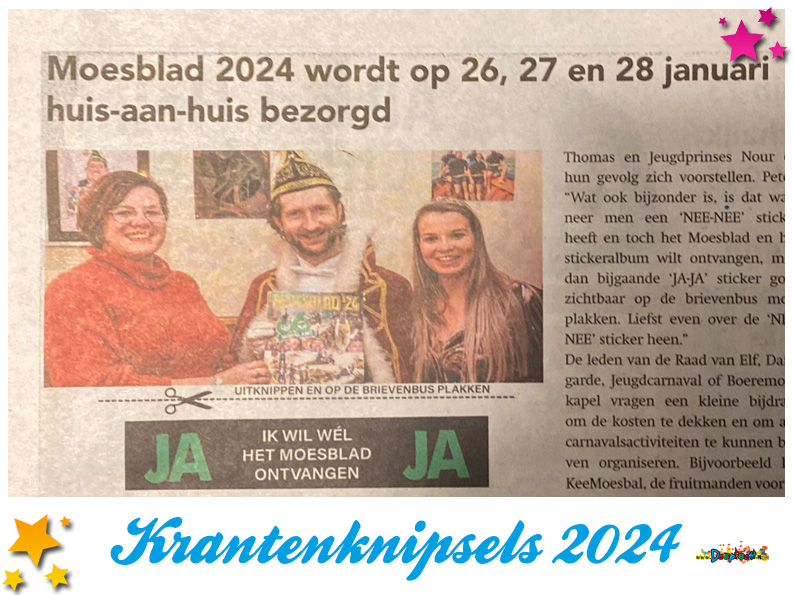 Krantenknipsels 2024