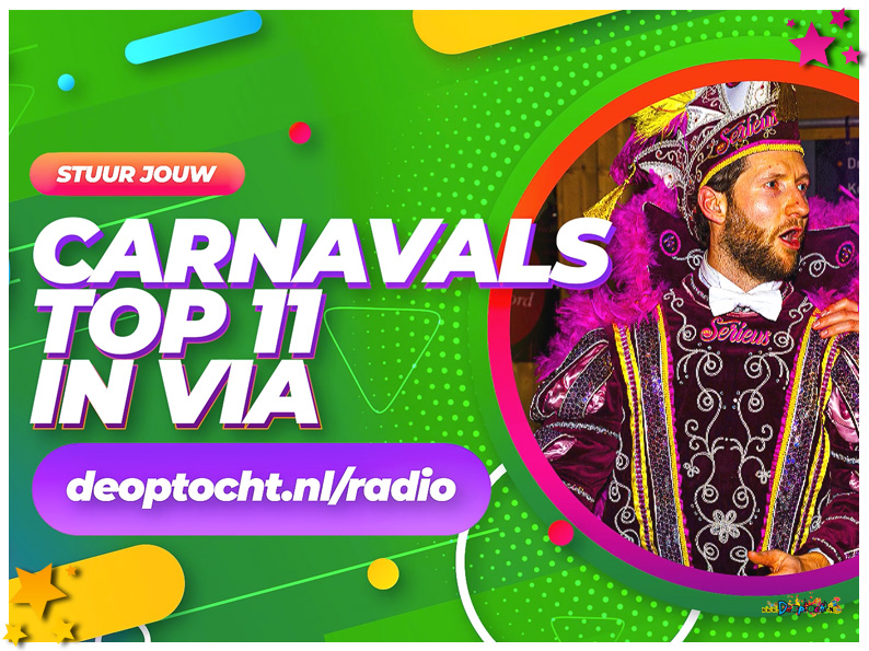 Jij bepaalt de Moeslandse carnavals top 66!